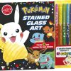 Arts & Crafts Klutz - Scholastic | Pokemon Stained Glass Art