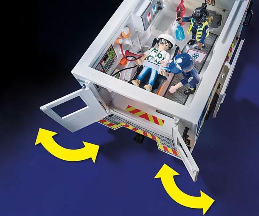 Pretend Play Playmobil USA, Inc. | 70936 Rescue Vehicles: Ambulance With Lights And Sound