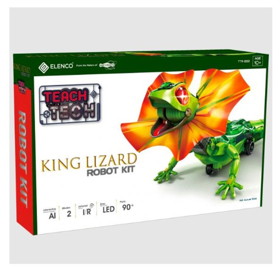 Science Elenco Electronics | King Lizard Robot Kit