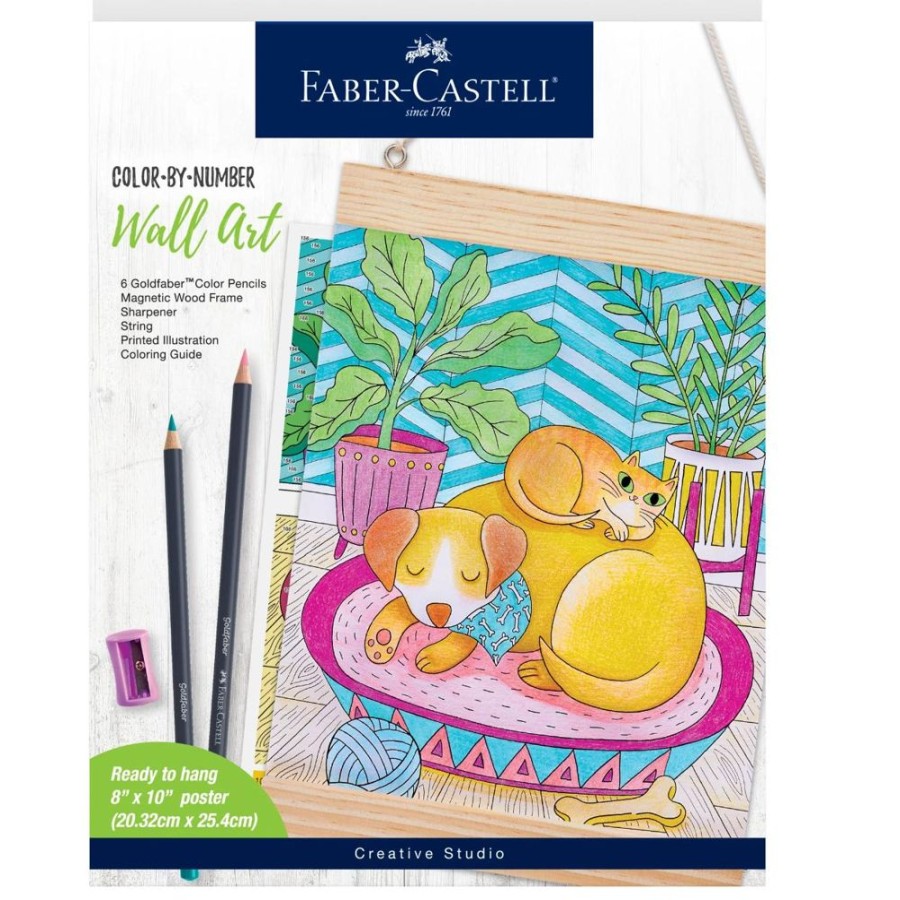 Arts & Crafts Faber-Castell | Color By Number Wall Art: Pet Parents