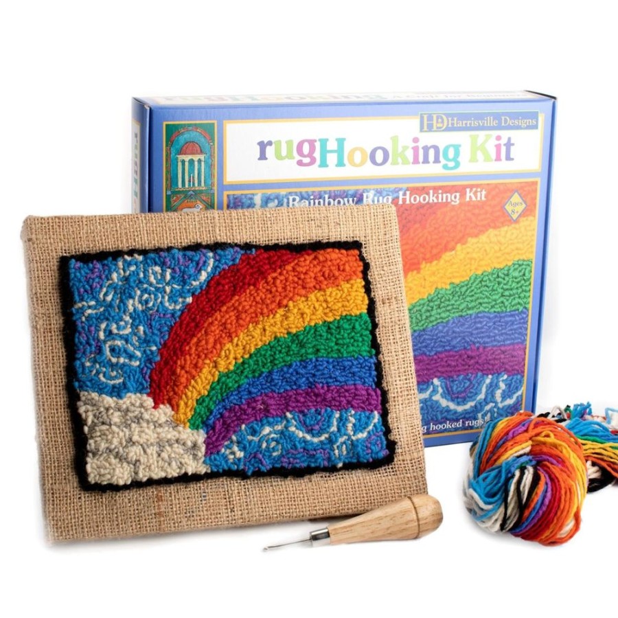 Arts & Crafts Harrisville Designs | Rainbow Rug Hooking Kit