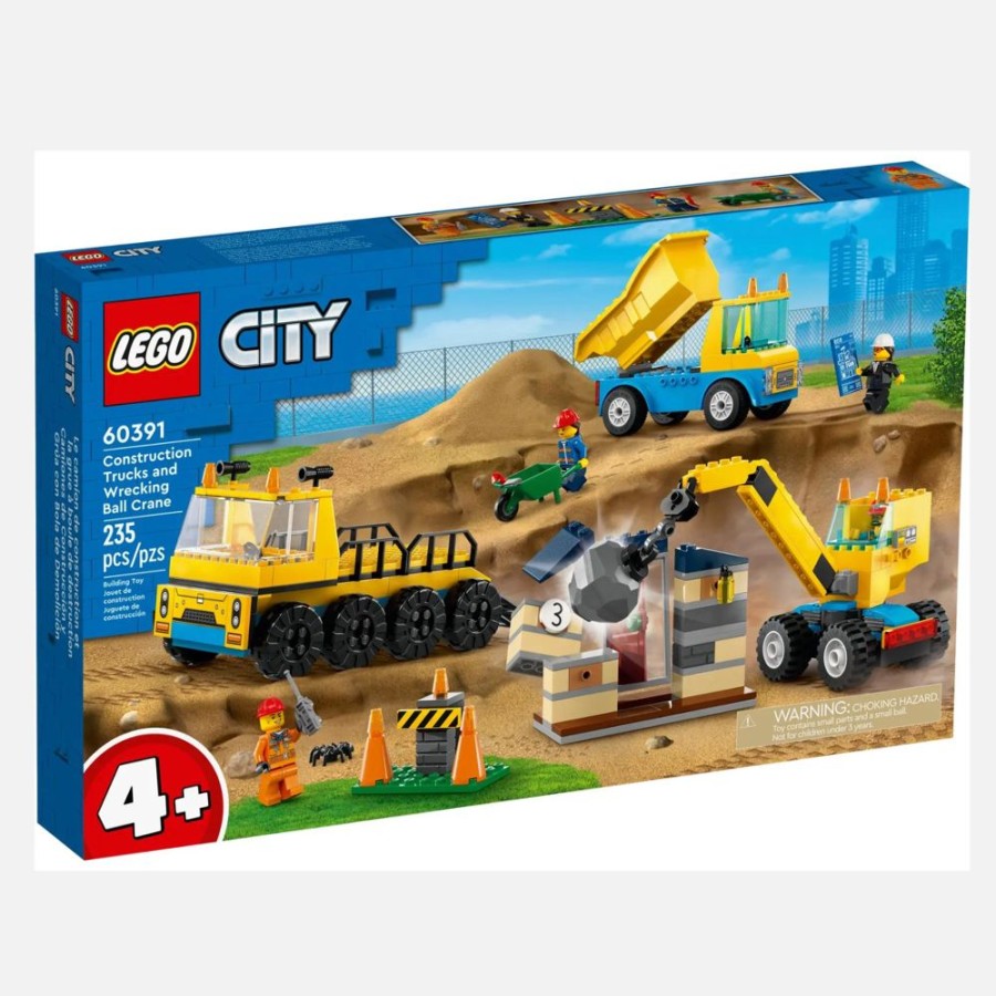 Lego LEGO Systems, Inc. | 60391 Construction Trucks And Wrecking Ball Crew