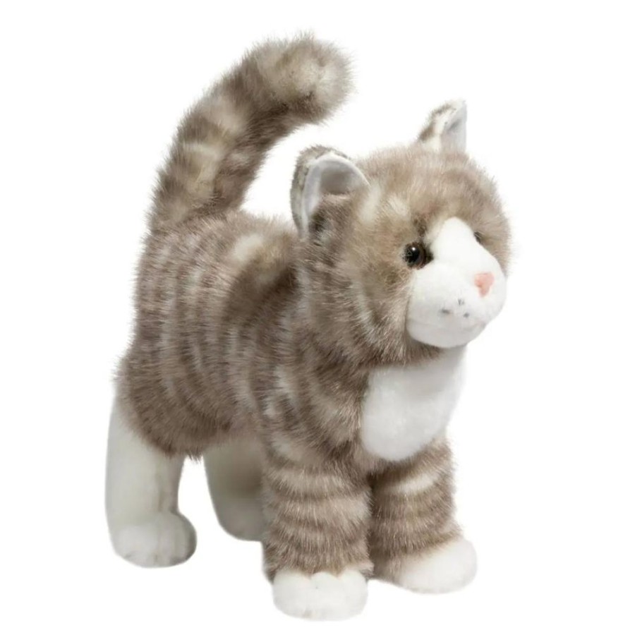 Plush & Puppets Douglas Cuddle Toys, Inc. | Zipper Grey Tabby