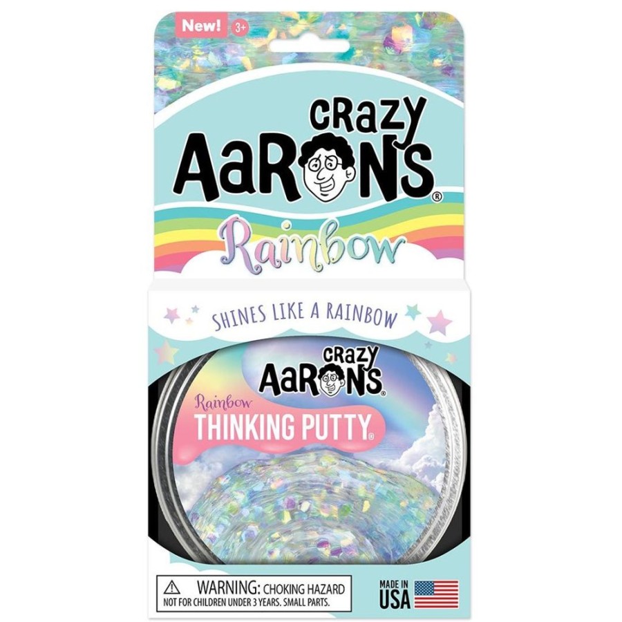 Novelty Crazy Aaron's Putty World | Rainbow Thinking Putty