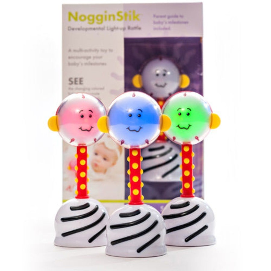 Infant & Toddler SmartNoggin Toys | Nogginstik Light-Up Rattle