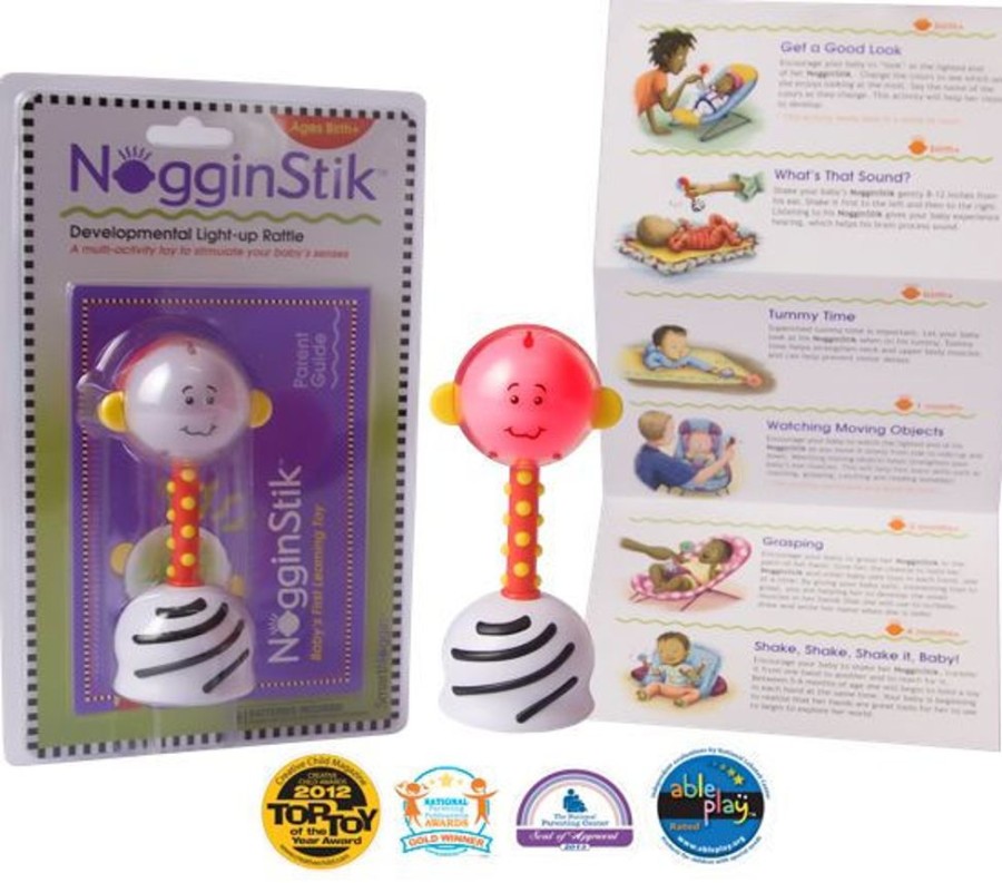 Infant & Toddler SmartNoggin Toys | Nogginstik Light-Up Rattle