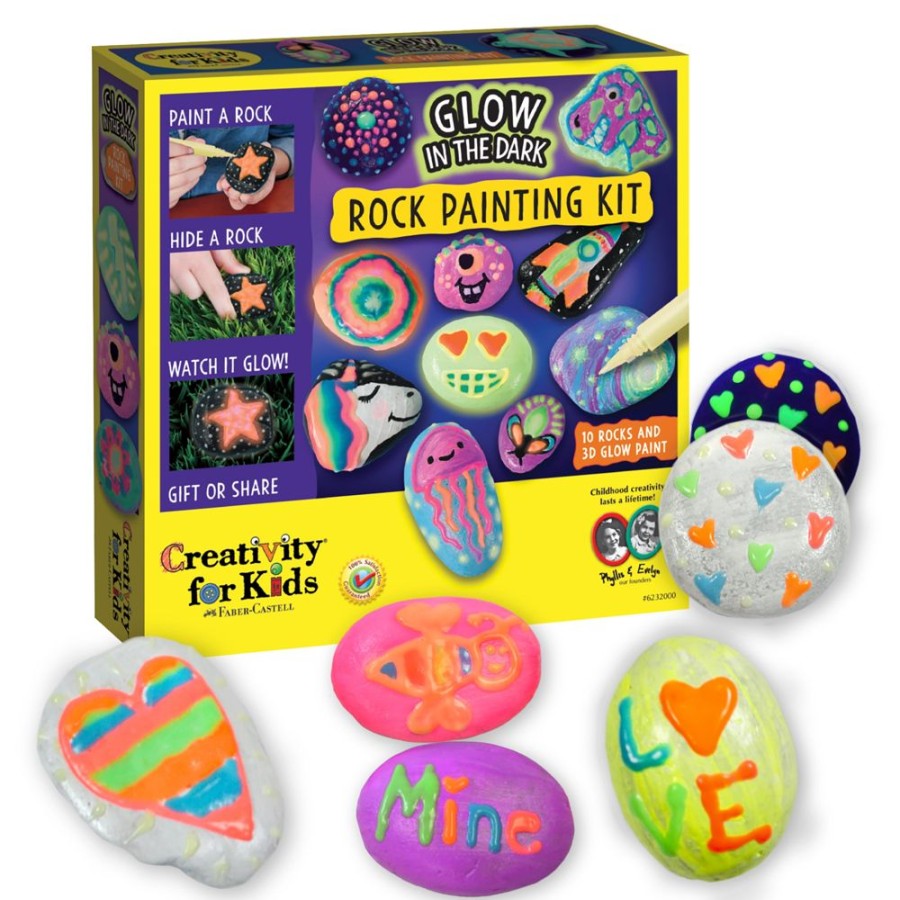 Arts & Crafts Faber-Castell | Glow Rock Painting Kit