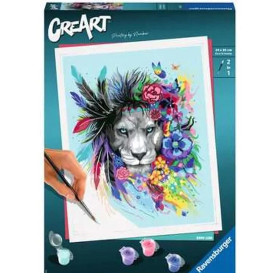 Arts & Crafts Ravensburger | Paint By Number: Boho Lion