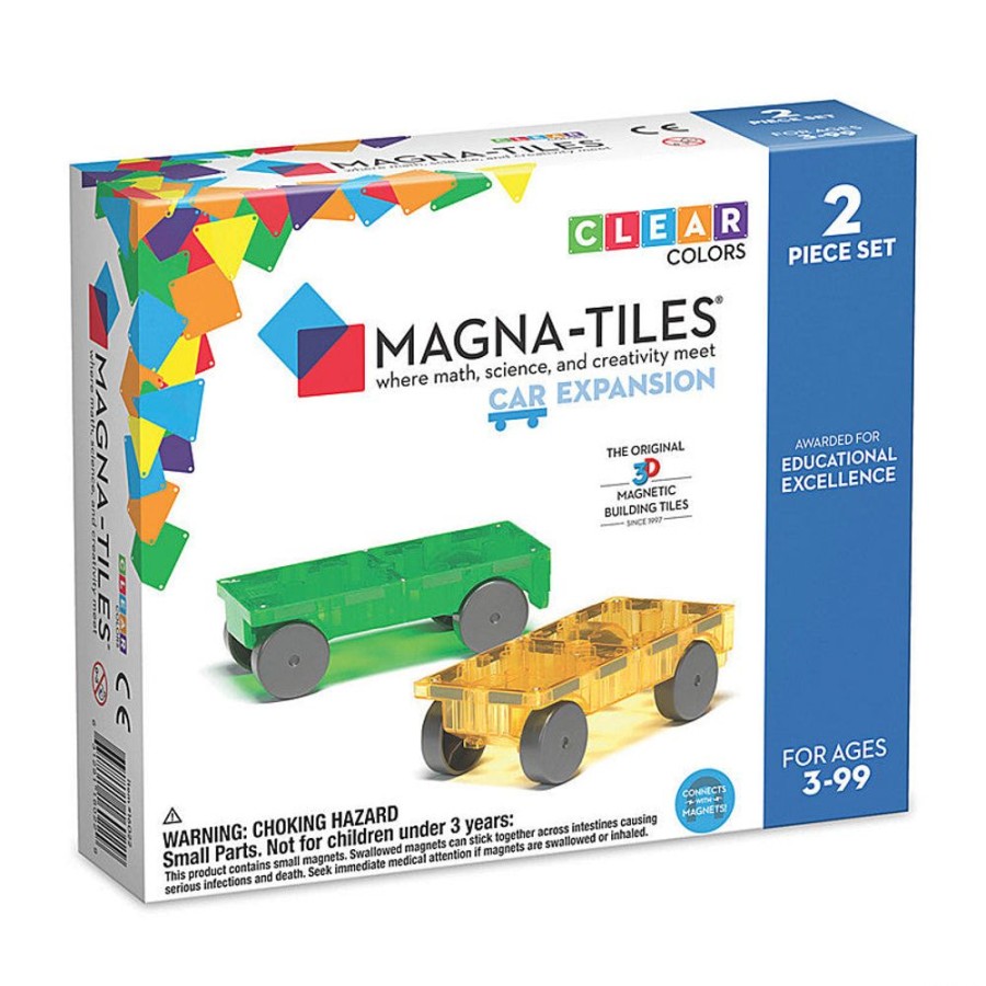 Construction Magna-Tiles | Car Expansion 2Pc