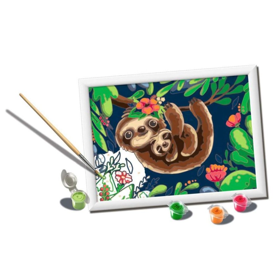 Arts & Crafts Ravensburger | Creart Pbn Sweet Sloths 7X10