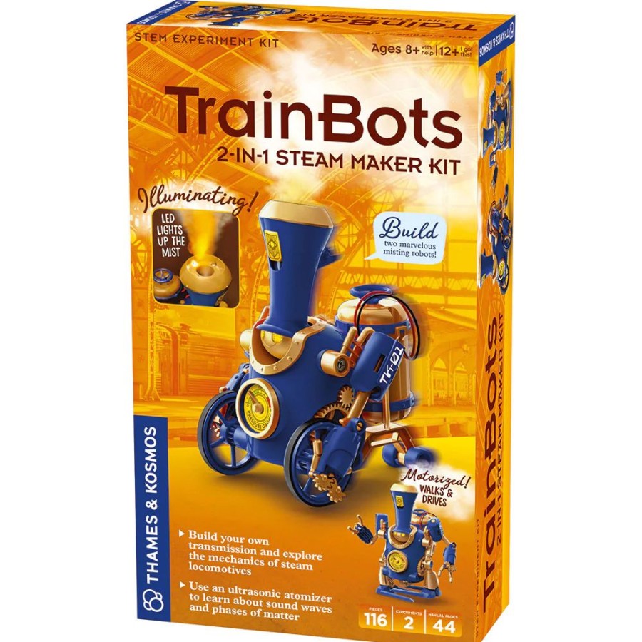 Science Thames & Kosmos | Trainbots: 2-In-1 Steam Maker Kit