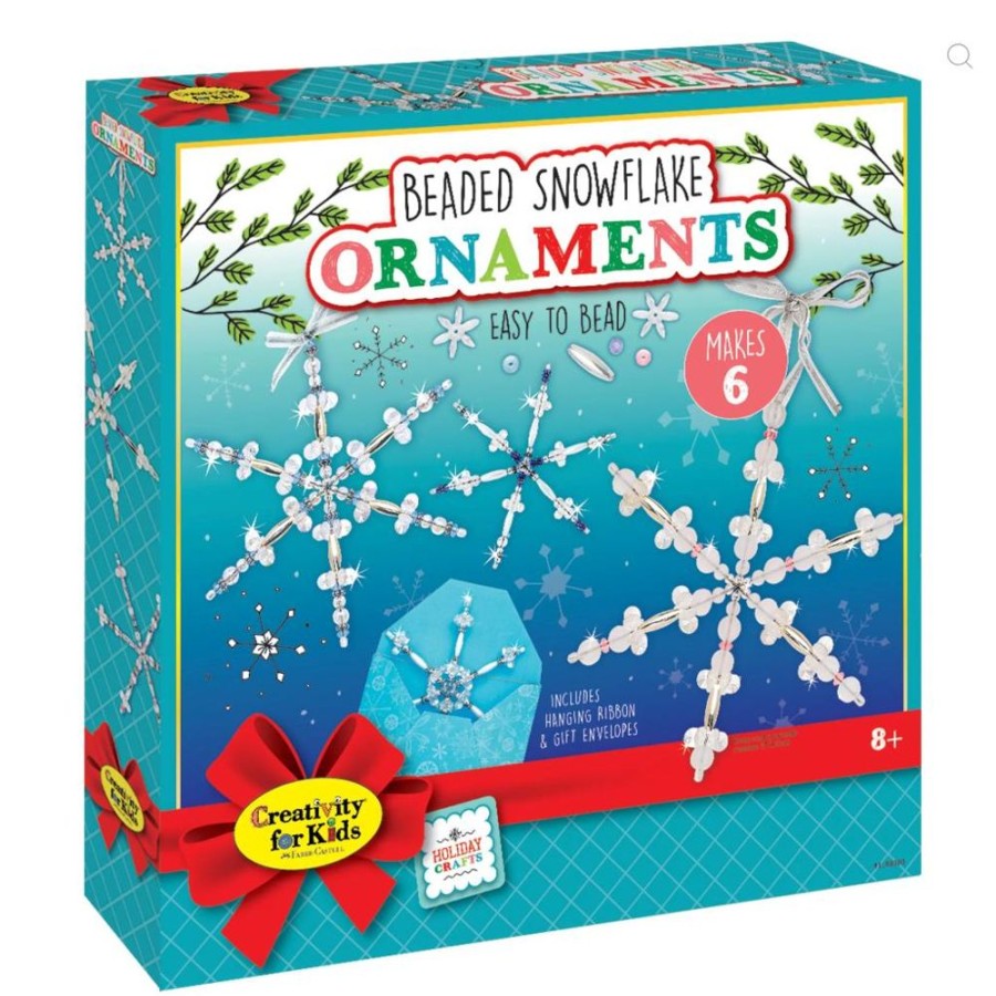 Seasonal Faber-Castell | Beaded Snowflake Ornament Kit