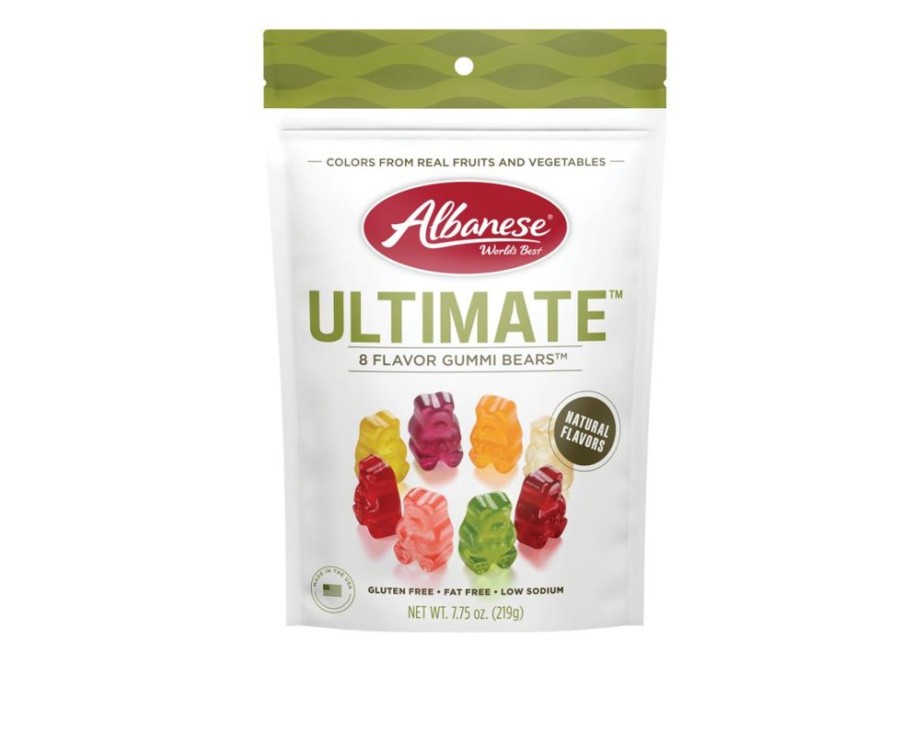 Novelty Albanese Confectionary Group | Ultimate 8 Flavors Gummi Bears 7.75 Oz