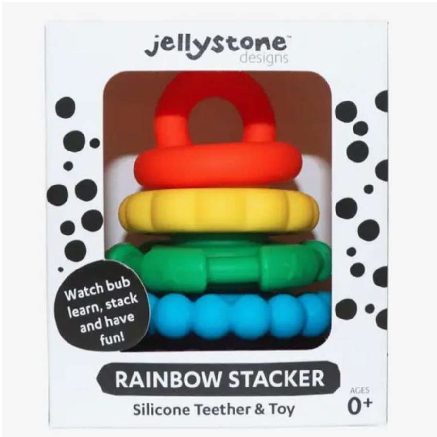 Infant & Toddler Mountain Breeze Distribution | Jellystone Rainbow Stacker Teether Toy