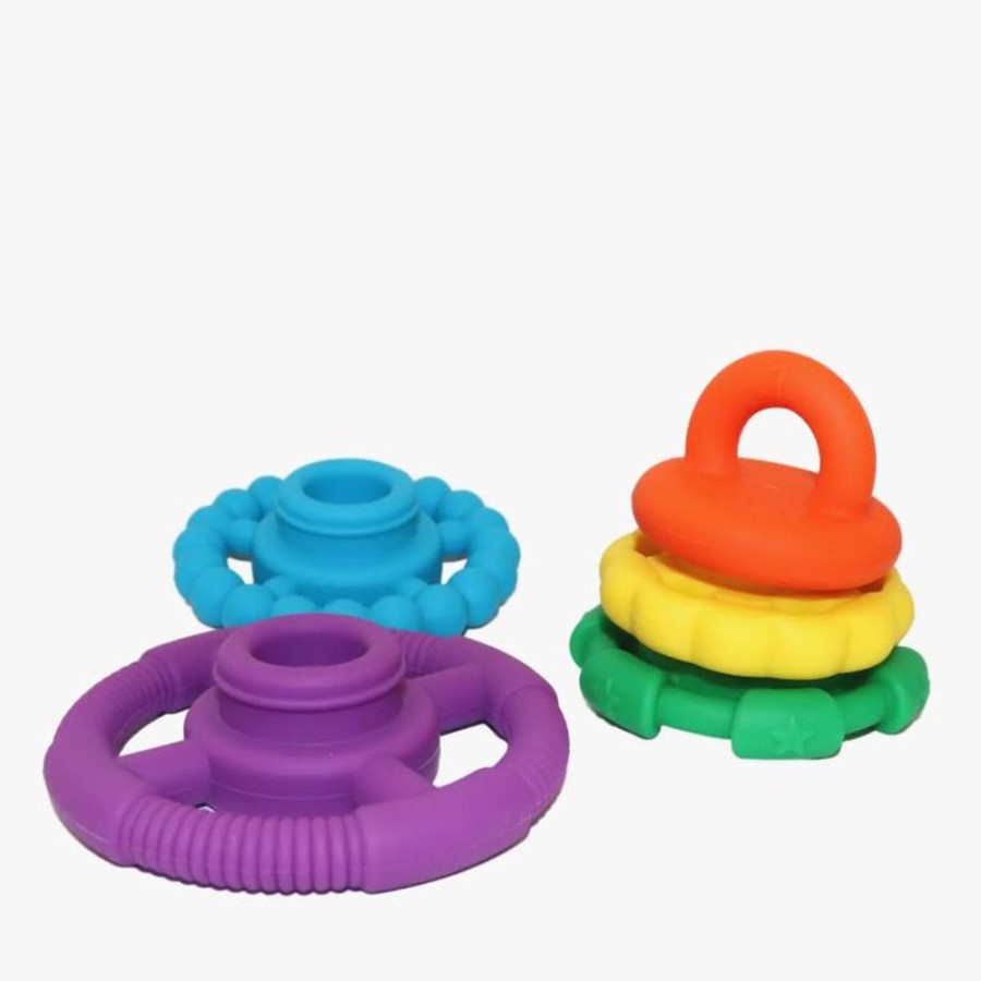 Infant & Toddler Mountain Breeze Distribution | Jellystone Rainbow Stacker Teether Toy