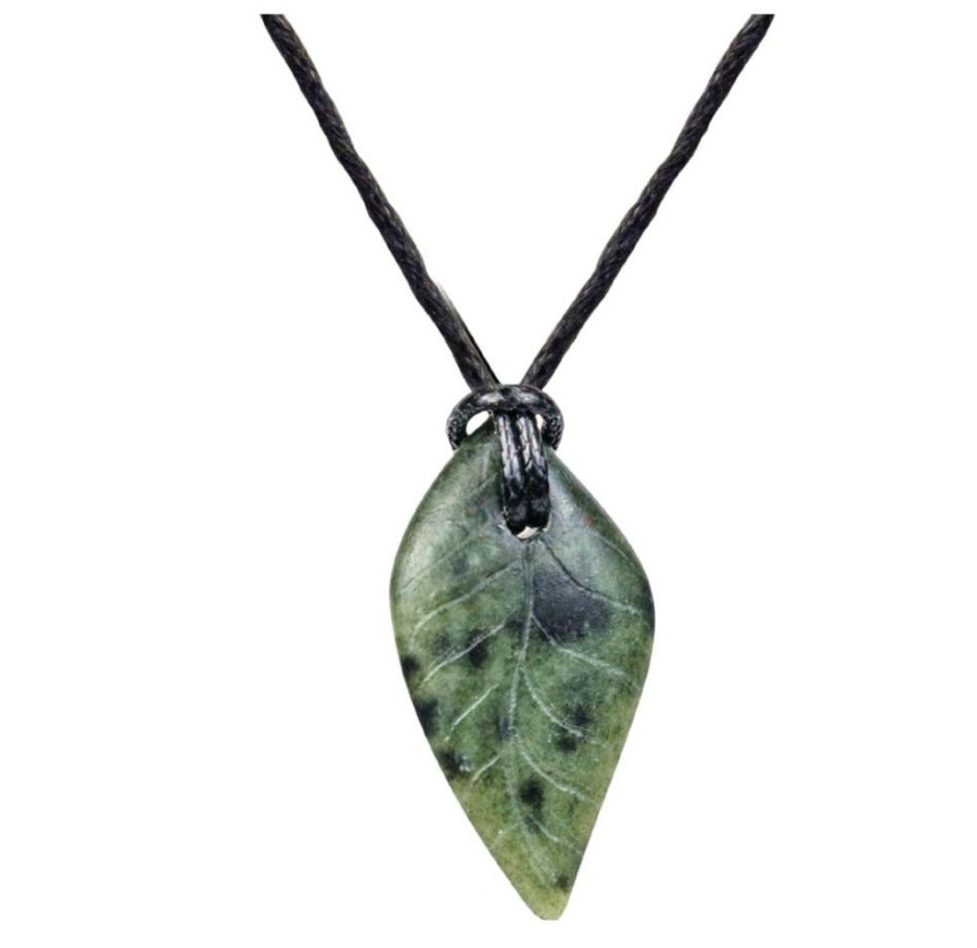 Lifestyle Studiostone Creative | Soapstone Jewelry Kit - Leaf Pendant