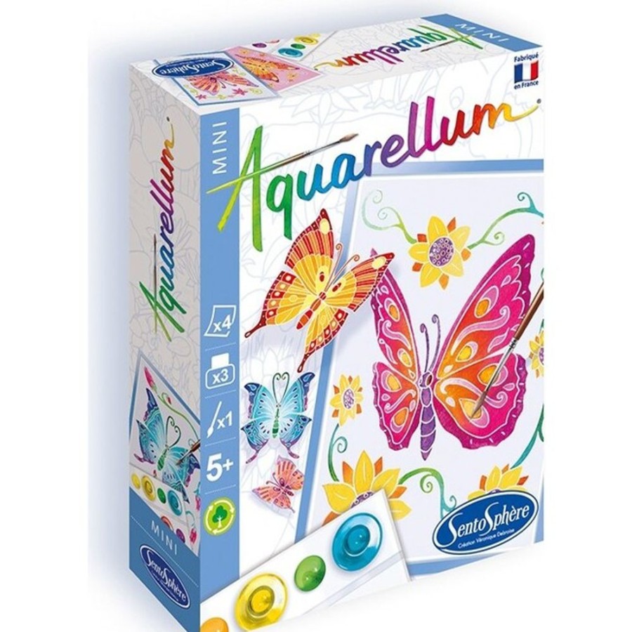 Arts & Crafts SentoSphere USA | Aquarellum Mini - Butterflies