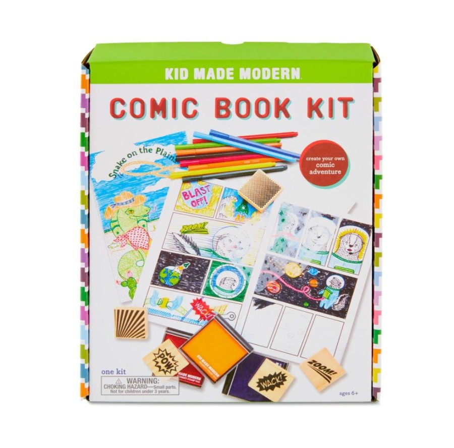 Arts & Crafts Hotaling Imports | Kid Made Modern Comic Book Kit