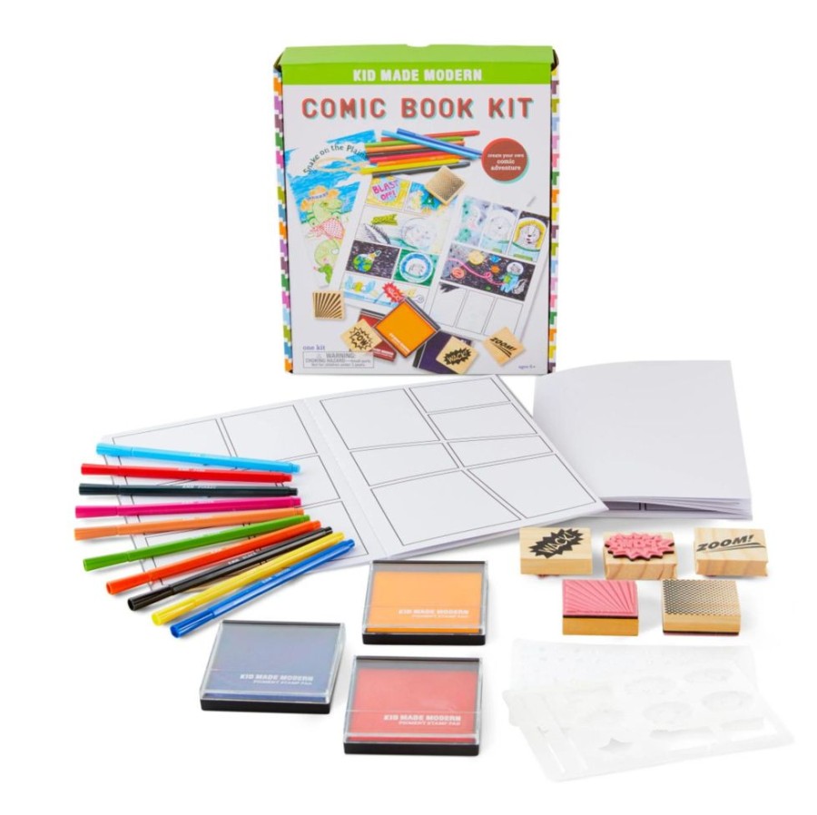 Arts & Crafts Hotaling Imports | Kid Made Modern Comic Book Kit