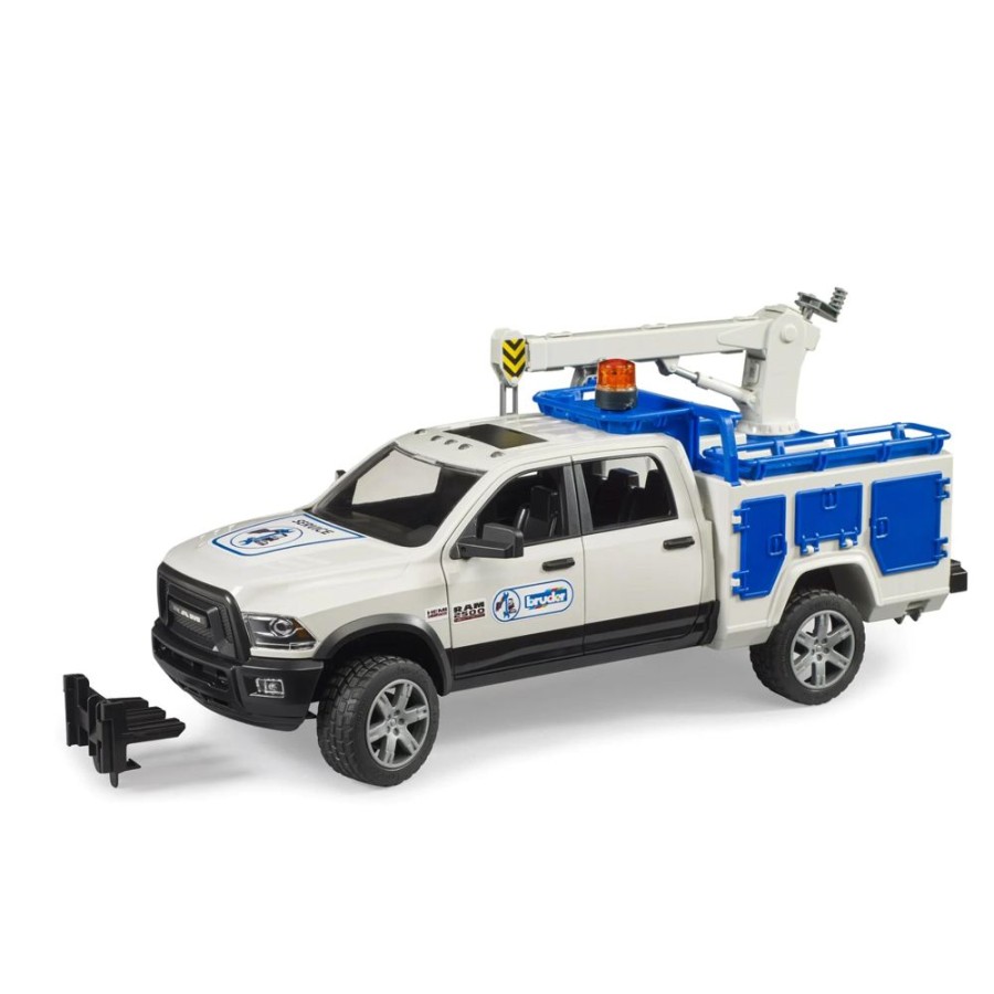 Vehicles Bruder Toys America, Inc. | 02509 Ram Service Truck With Crane