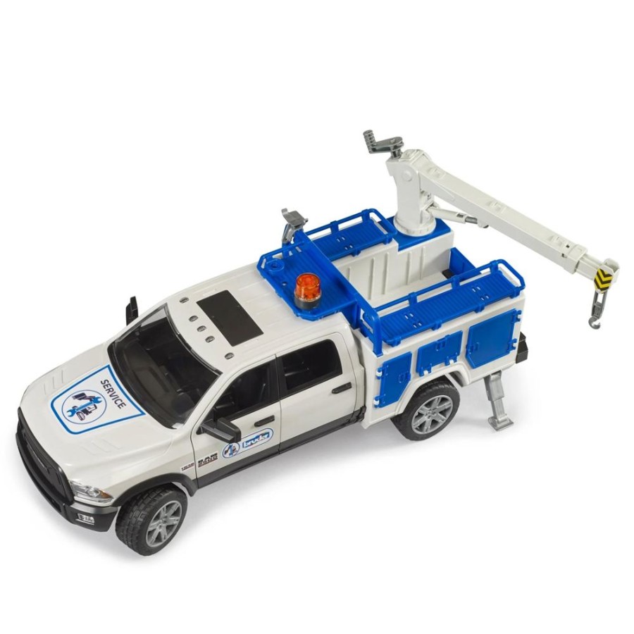 Vehicles Bruder Toys America, Inc. | 02509 Ram Service Truck With Crane