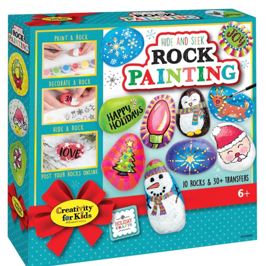 Arts & Crafts Faber-Castell | Holiday Hide & Seek Rock Painting Kit