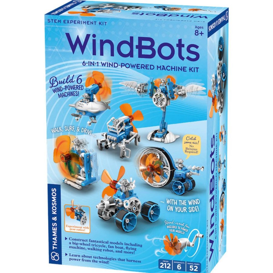 Science Thames & Kosmos | Windbots: 6-In-1 Wind Powered Machine Kit