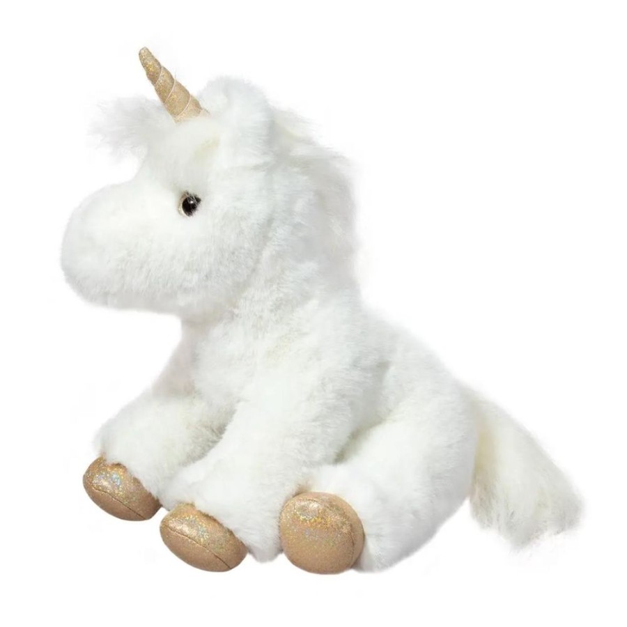 Plush & Puppets Douglas Cuddle Toys, Inc. | Elodie White Unicorn Super Soft