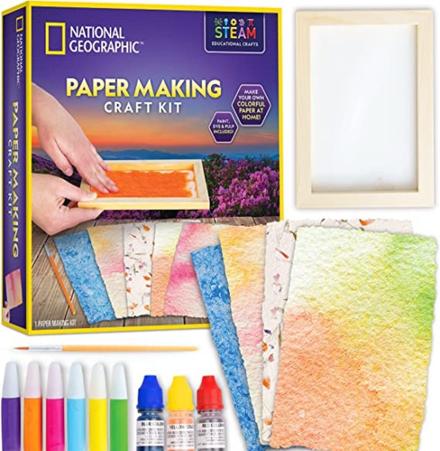 Arts & Crafts JMW Sales Inc dba Dr. Cool Science | National Geographic Kids: Paper Making Kit