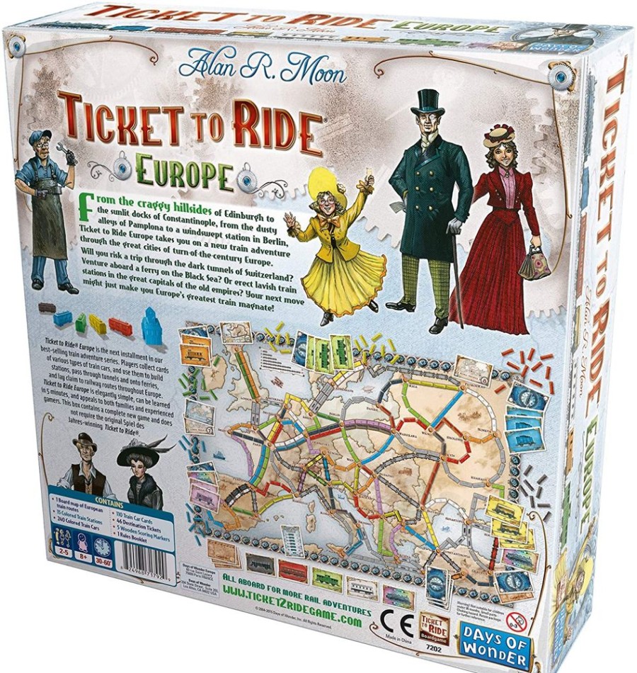 Games Asmodee dba Fantasy Flight Publishing | Ticket To Ride Europe