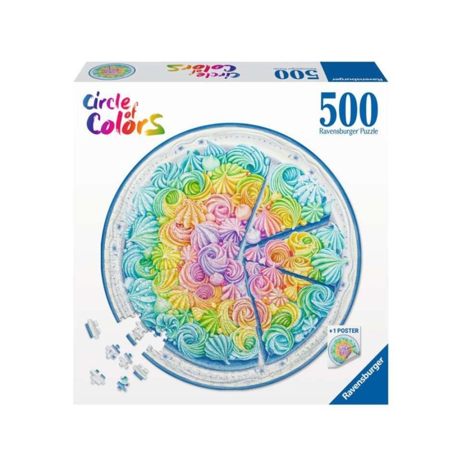 Puzzles Ravensburger | 17349 Rainbow Cake 500 Pc