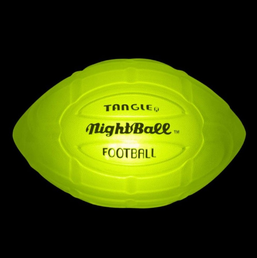 Active & Outdoor Tangle Creations | Nightball Green Medium Football