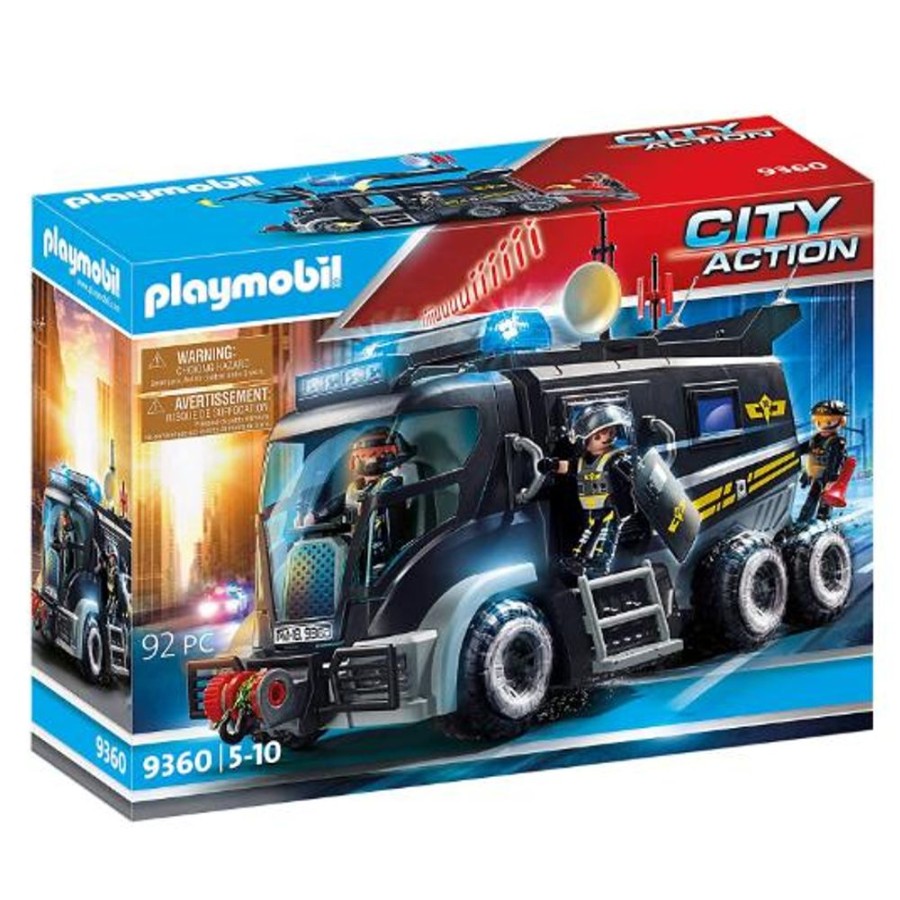 Pretend Play Playmobil USA, Inc. | 9360 Tactical Unit Truck