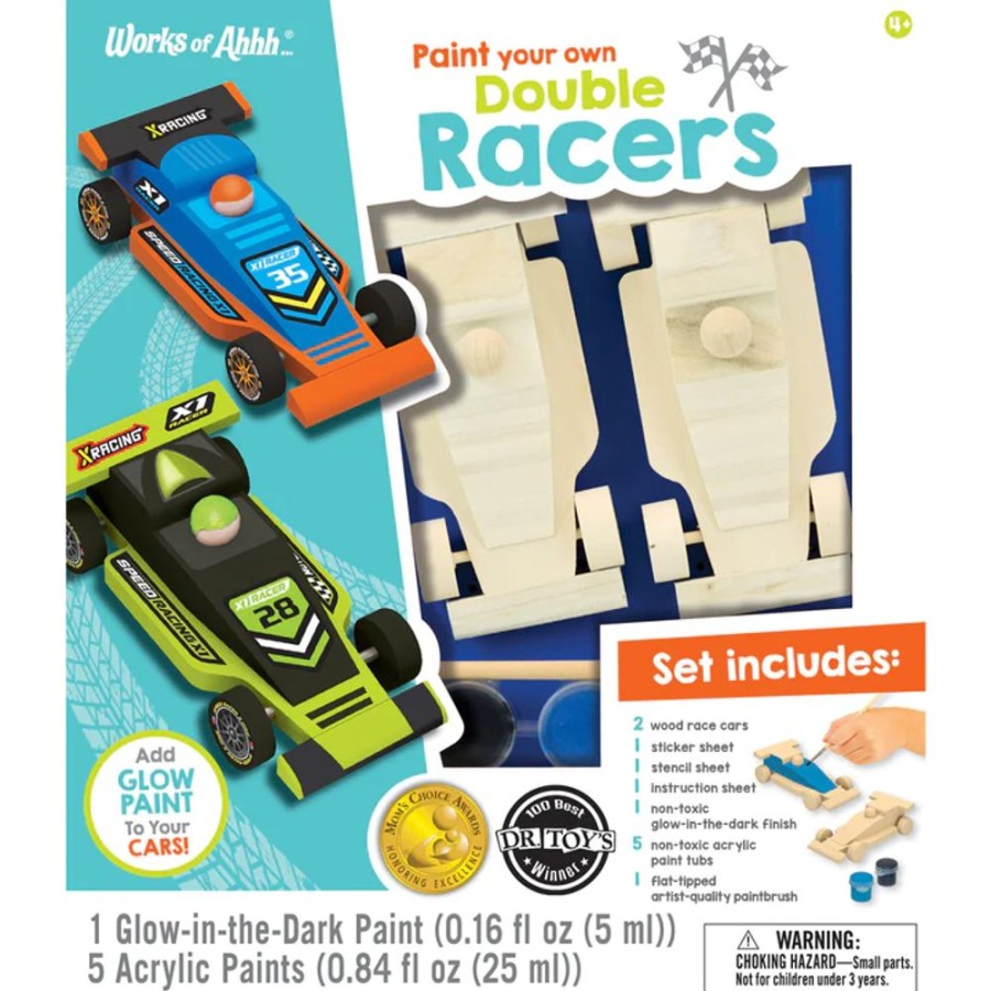 Arts & Crafts MasterPieces Puzzle Company | Classic Wood Paint Kit - Double Racers