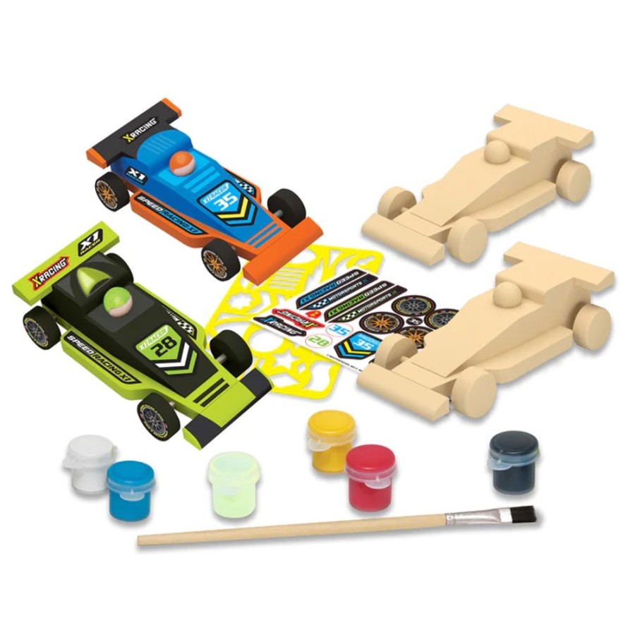 Arts & Crafts MasterPieces Puzzle Company | Classic Wood Paint Kit - Double Racers