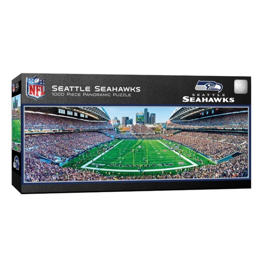 Puzzles MasterPieces Puzzle Company | Seattle Seahawks 1000Pc Panoramic Puzzle