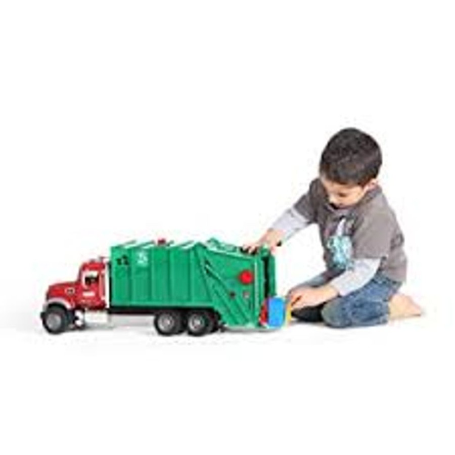 Vehicles Bruder Toys America, Inc. | Bruder Mack Red Garbage Truck (02812)