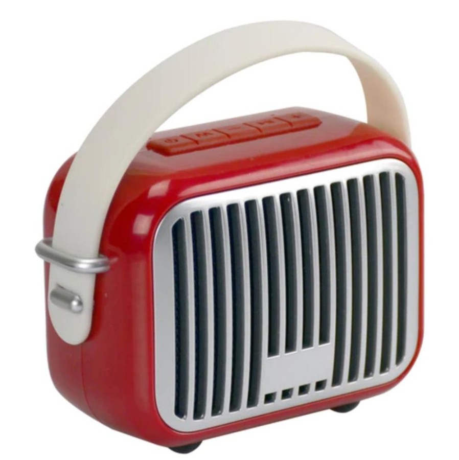 Lifestyle Wireless Express dba Trend Tech Brands | Bluetooth Retro Speaker - Red