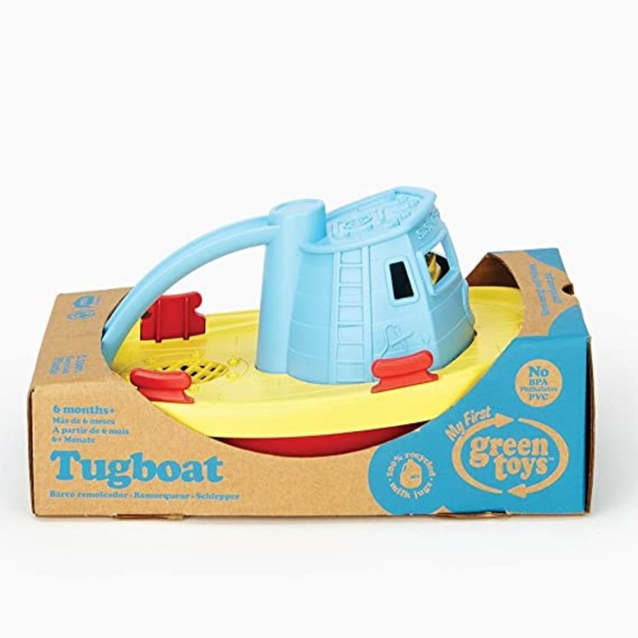 Vehicles Green Toys Inc | Green Toys Tugboat