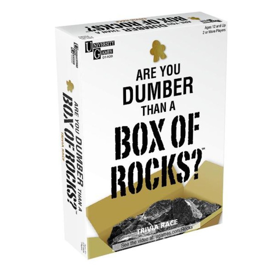 Games University Games Corporation | Are You Dumber Than A Box Of Rocks?