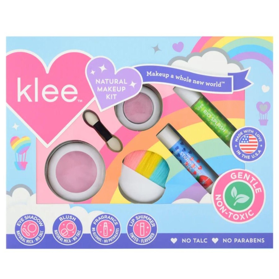 Lifestyle Lucky Luna LLC dba Tinker & Muse | Sun Comes Out Rainbow 4Pc Makeup Kit