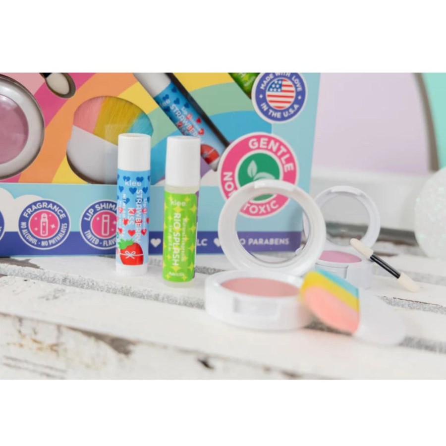 Lifestyle Lucky Luna LLC dba Tinker & Muse | Sun Comes Out Rainbow 4Pc Makeup Kit