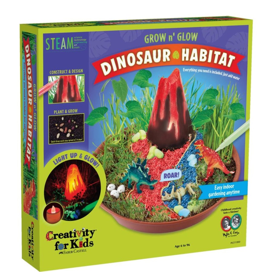 Arts & Crafts Faber-Castell | Grow And Glow Dino Habitat