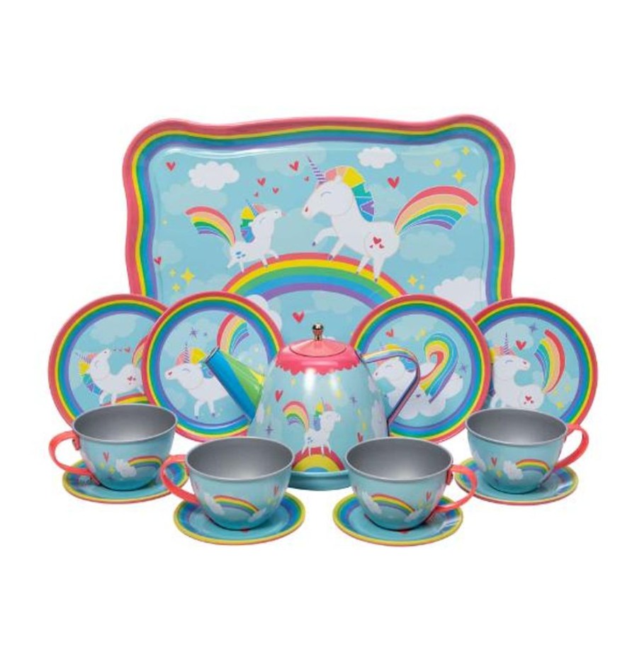 Pretend Play Schylling Associates, Inc. | Unicorn Tin Tea Set