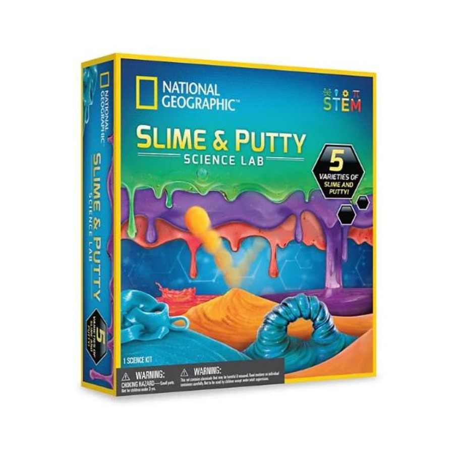 Science JMW Sales Inc dba Dr. Cool Science | National Geographic Slime & Putty Science Lab