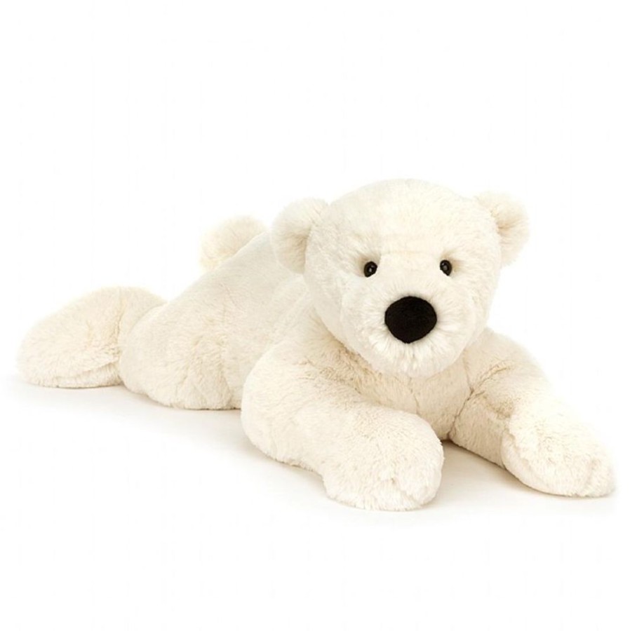 Plush & Puppets Jellycat, Inc. | Perry Polar Bear Lying - Large