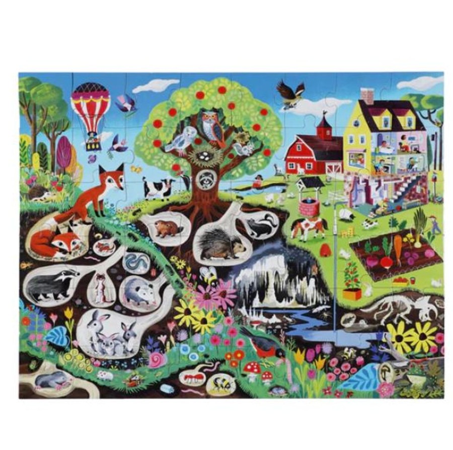 Puzzles eeBoo | Within The Country 48Pc Puzzle