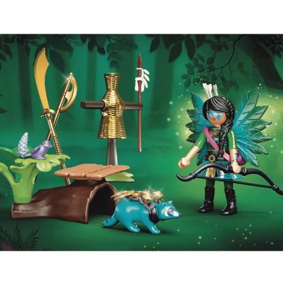 Pretend Play Playmobil USA, Inc. | 70905 Knight Fairy With Raccoon