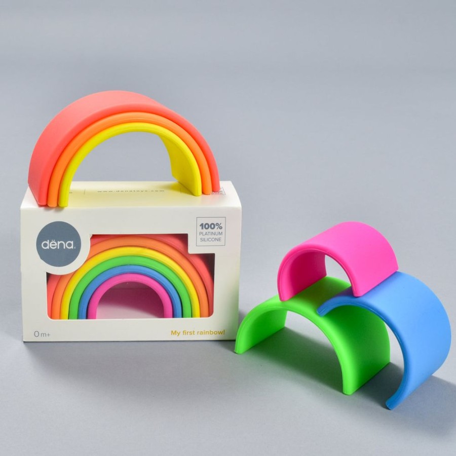 Infant & Toddler Hotaling Imports | Dena Neon Silicon Rainbow