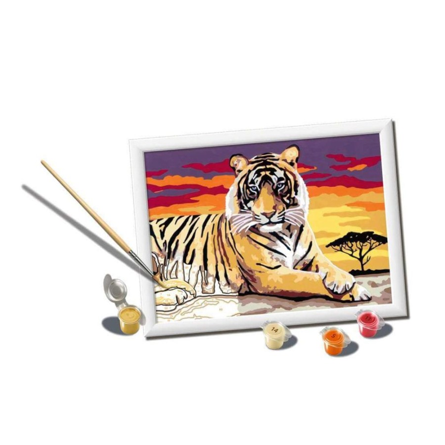 Arts & Crafts Ravensburger | Paint By Number Majestic Tiger